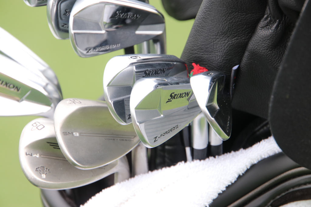 Justin Rose testing Srixon Z Forged II irons – 2024 Arnold Palmer