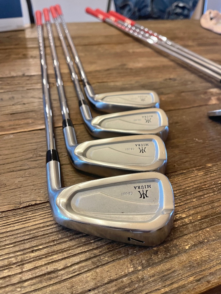Miura CB-301 Forged Iron set 4-PW 1.5* Up Stiff Flex Nippon Modus