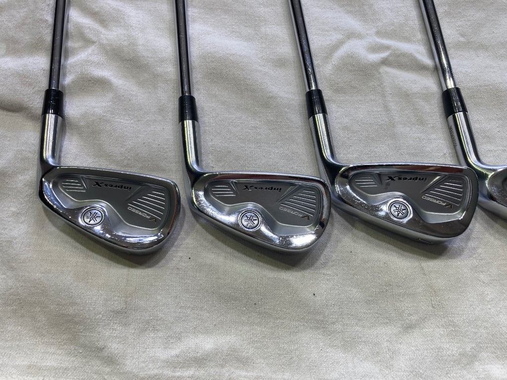 YAMAHA inpres X FORGED 2011 4-8 5本セット RH 2011 Yamaha Inpres X V Forged 5 - PW Heads - For Sale Archive