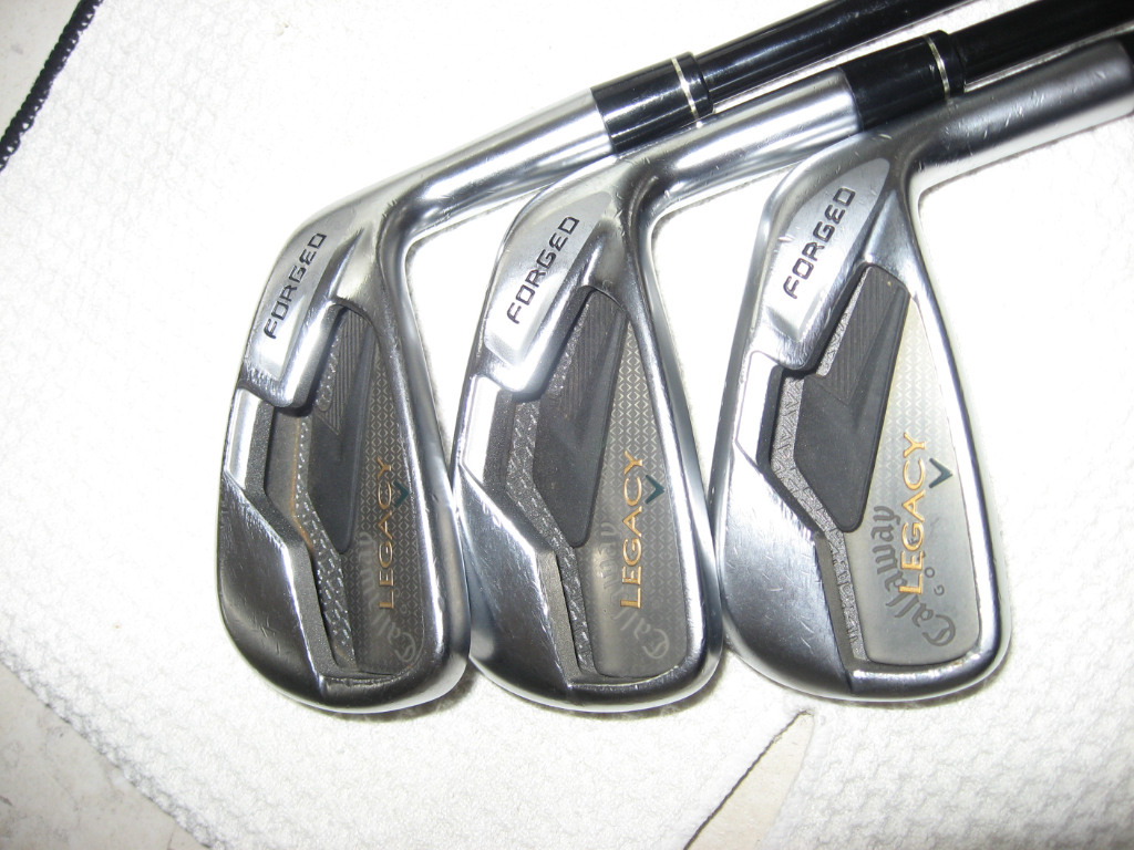 Callaway Legacy Forged Iron Set 5-PW R flex 50i shafts - For Sale