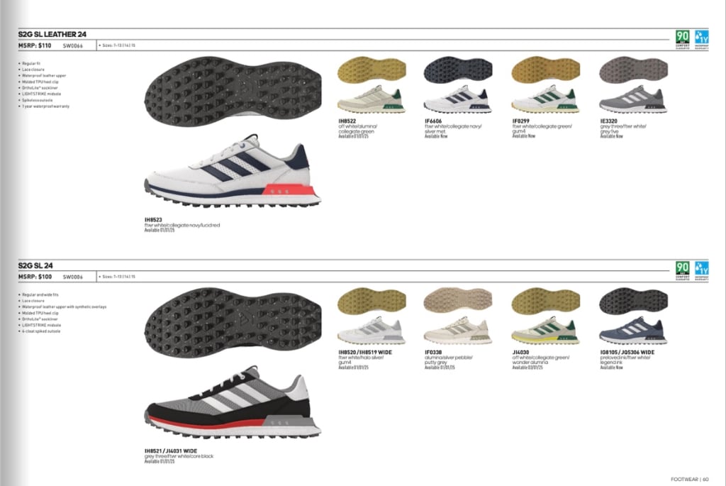 Adidas Golf SS 2025 - Golf Style and Accessories - GolfWRX