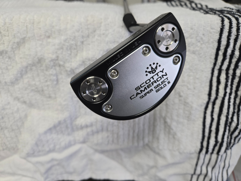 Scotty Cameron Super Select Golo 6 Knuckle Neck Black Finish - For