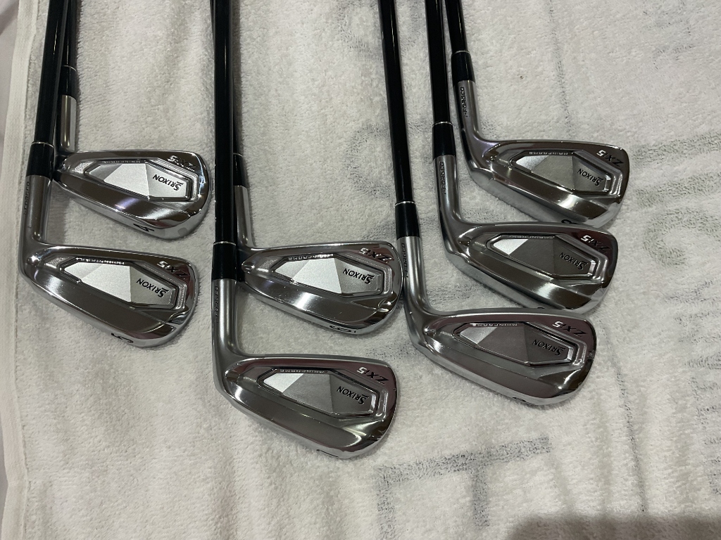 2025 TaylorMade P790 iron set 5-pw MMT 105 stiff. Srixon Zxi5 4-pw