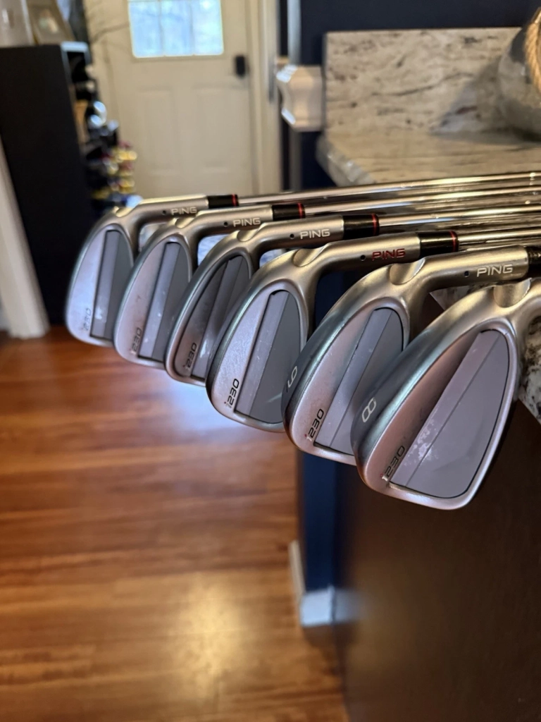 Ping i230 Black Dot 5-W Dynamic Gold Stiff S300 Shafts Custom