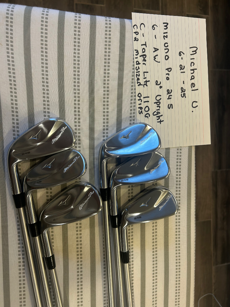 Price droppp🔥 $675 🔥 Mizuno Pro 245 Irons LEFT HANDED 6-GW