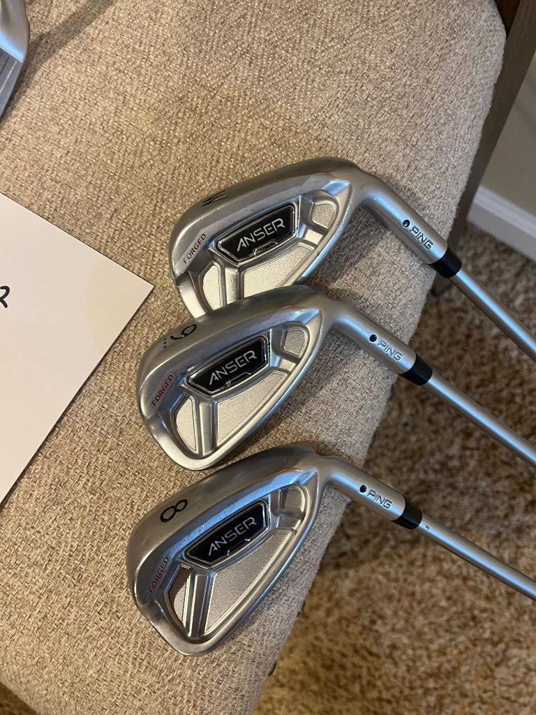 Ping Anser Forged irons. Japan build. Take a look and they're