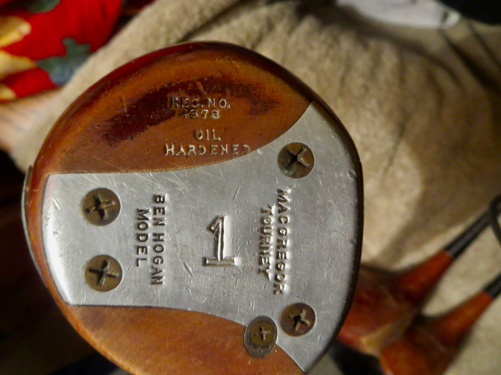 MacGregor - Tommy Armour - Ben Hogan persimmons find - Hickory