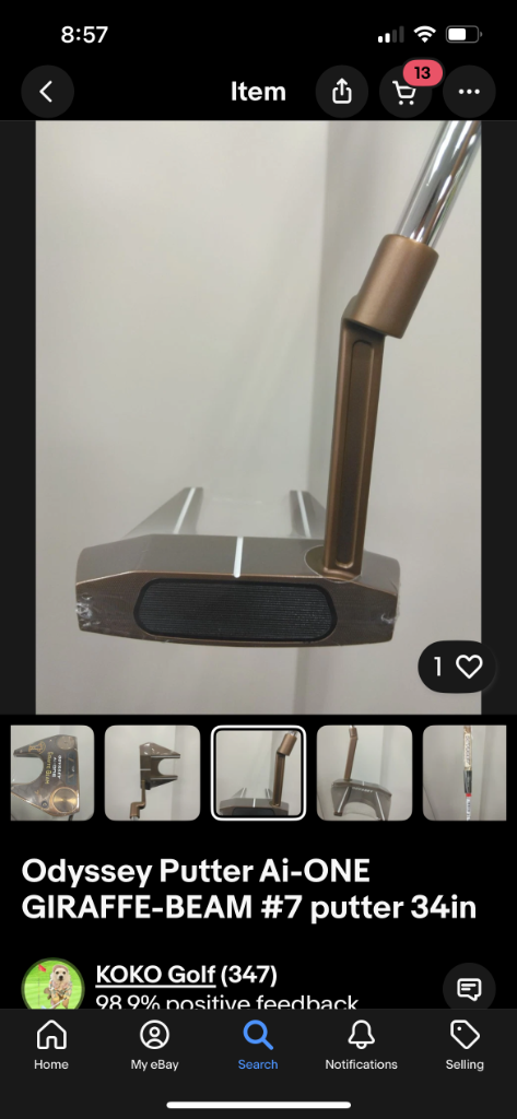 OG Giraffe Beam #7 vs AI One Giraffe Beam - Putters - GolfWRX