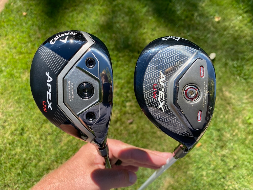 Callaway 2025 Apex UW with 2021 Apex UW comparison! In-Hand Pic