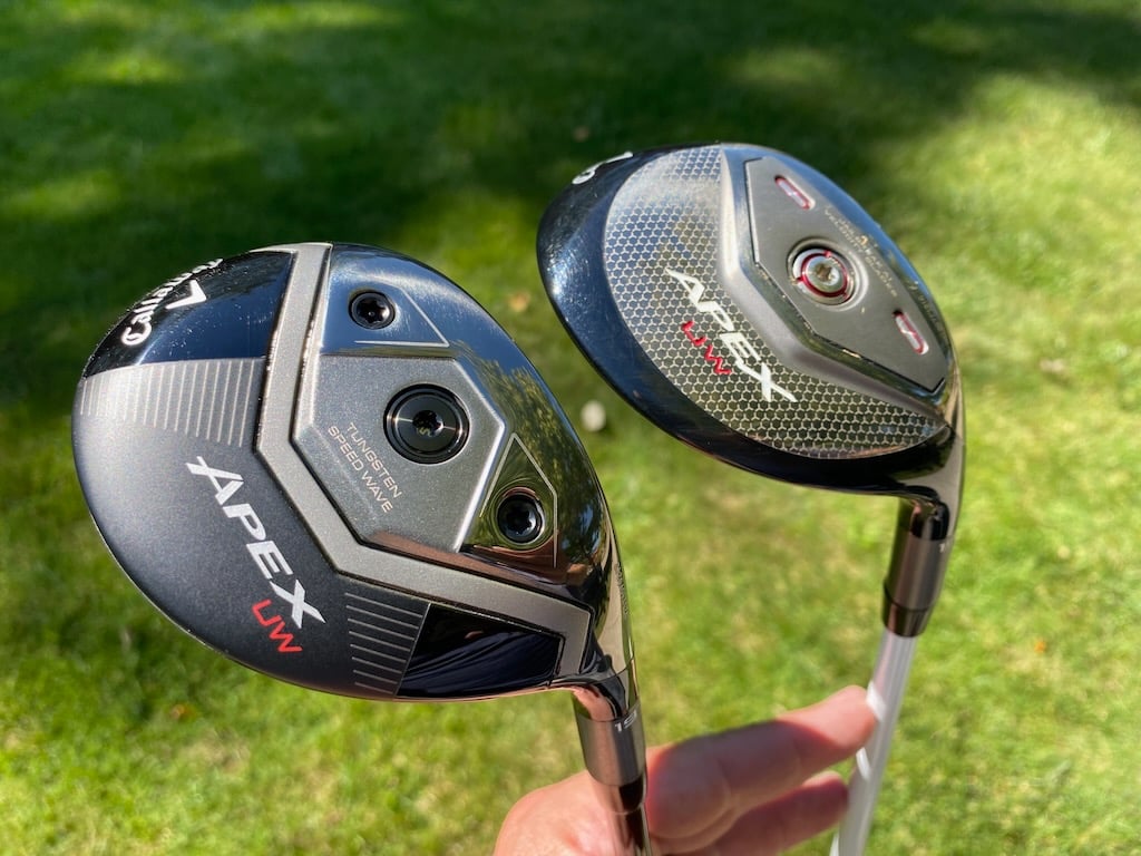 Callaway 2025 Apex UW with 2021 Apex UW comparison! In-Hand Pic