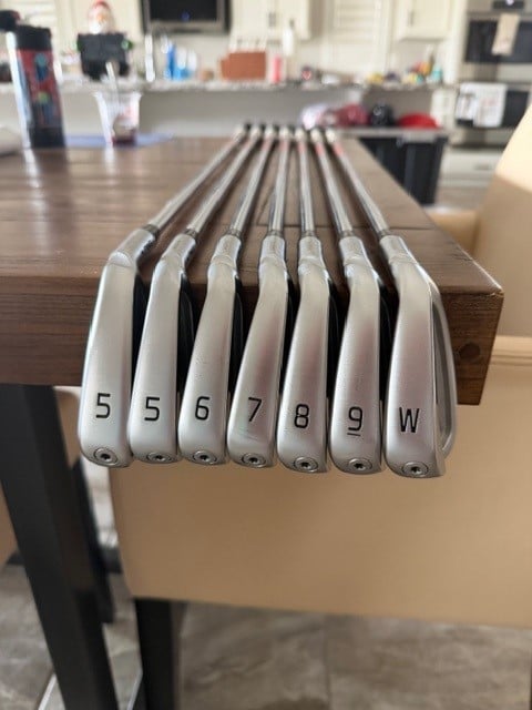 Ping Blueprint S iron set (RH) 5-PW ($750) with Nippon Modus 120x