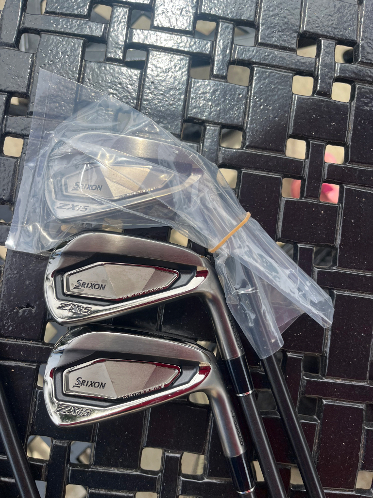 REDUCED- Srixon ZXi5 Black Chrome 5-GW, Cobra Optm X 10.5 - For