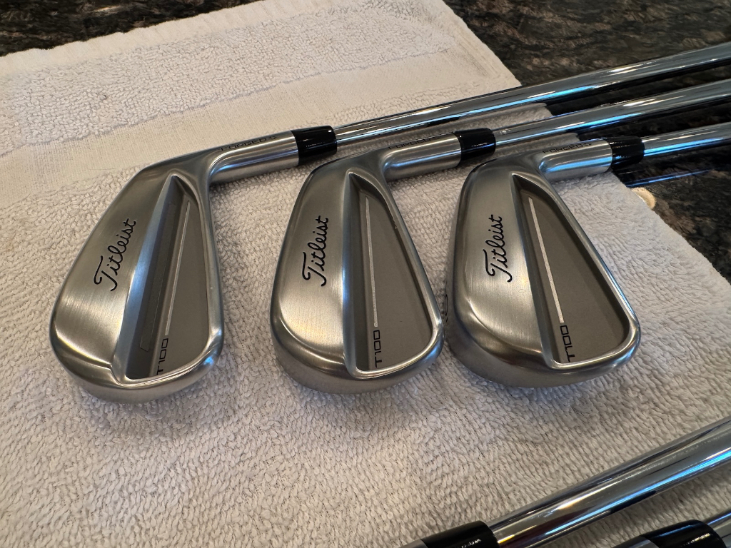 FS: SOLD (new 2026) Titleist T100 Irons, 4-P, Modus 120 X-Stiff, +