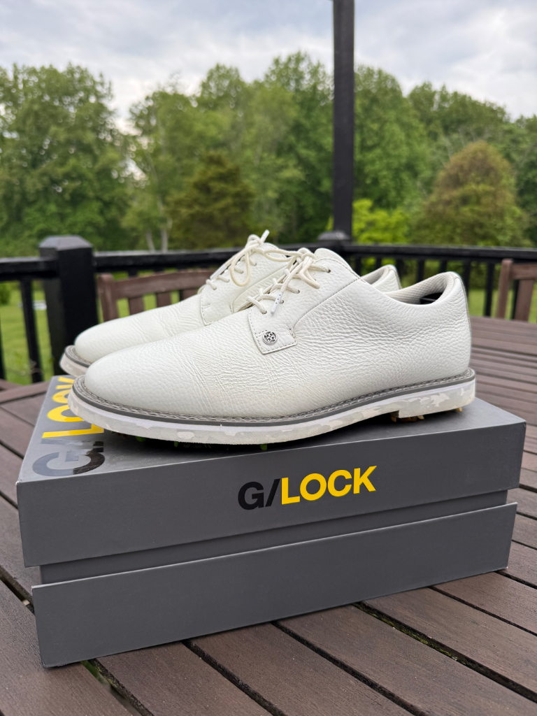 G/Fore Gallivanter G/Lock Pebble White Camo Golf Shoes - 10.5 - For ...