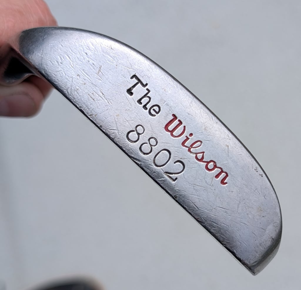 Help identifying vintage The Wilson 8802 putter – Head Speed shaft