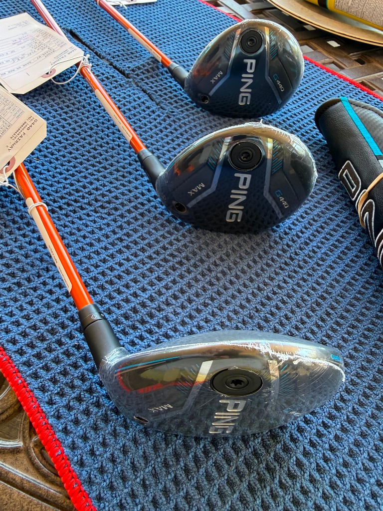 Ping G440 max fairway woods. 5,7,9 Graphite Design Tour AD -Di
