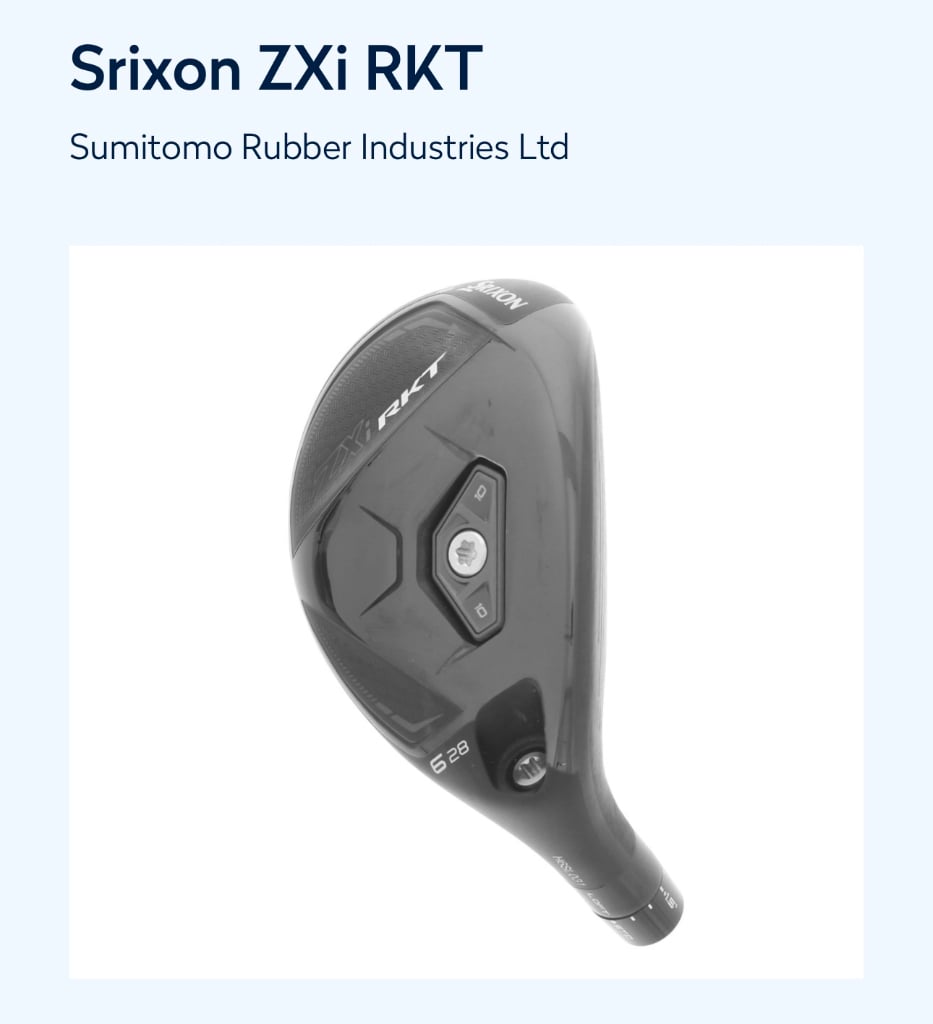 Srixon ZXi RKT - Tour and Pre-Release Equipment - GolfWRX