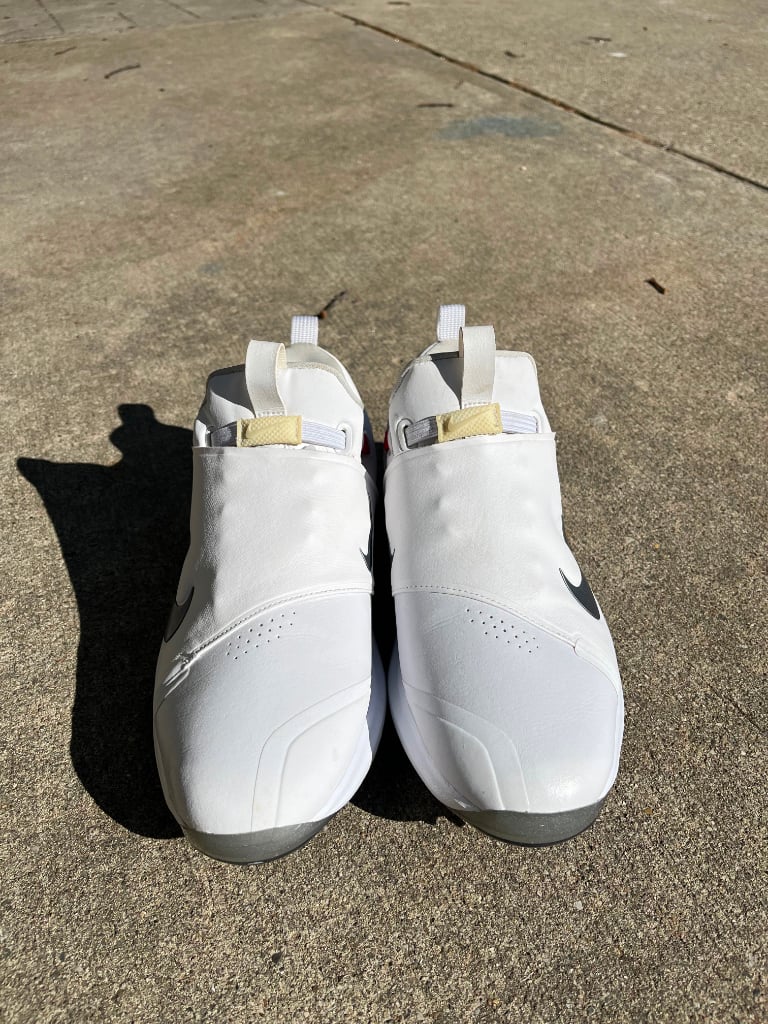 White/Red/Silver Nike Tour Premiere SZ 10 Mint $100 shipped - For