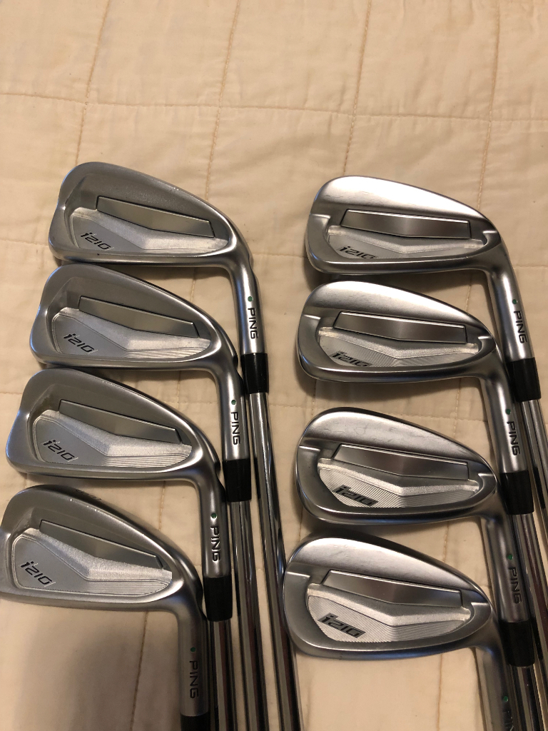 Ping i210 3-PW X100, Cobra 2026 King 5-G, Srixon ZXi 9* driver KBS