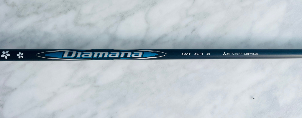 Mitsubishi Chemical Diamana BB 63X driver shaft, TaylorMade TP