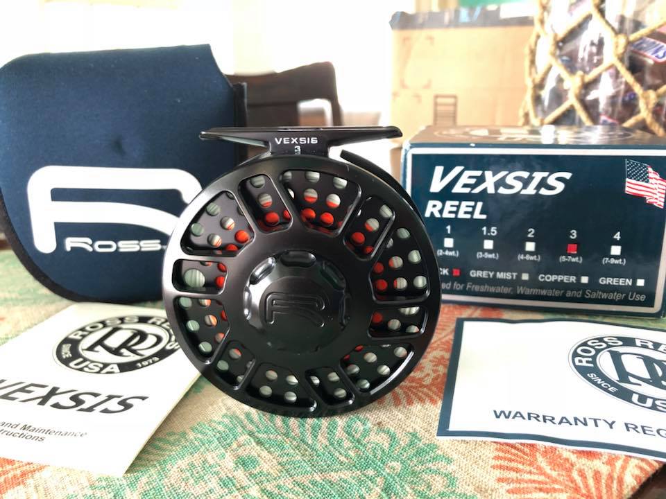 Ross Vexsis 3 Fly Reel like new with fly line - Tackle & Other