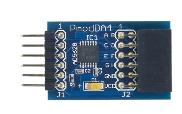 Pmod DA4 and Basys3 Connection - FPGA - Digilent Forum