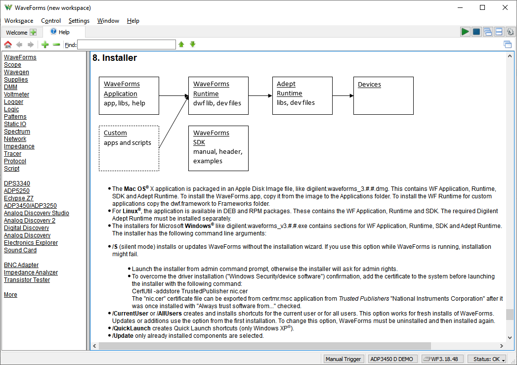 Sharing sdk application on windows test and measurement digilent forum