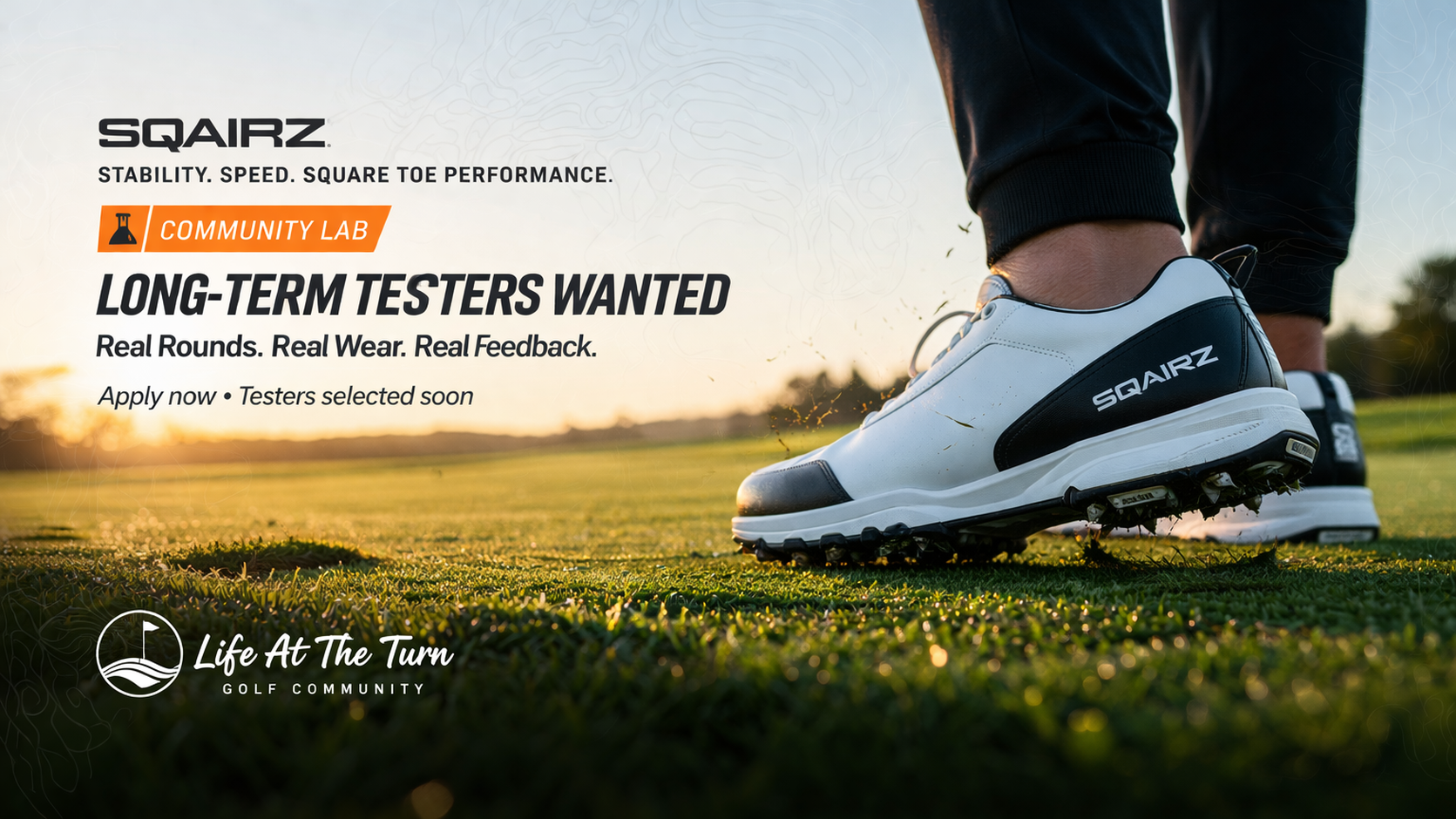 Community Lab: SQAIRZ Golf Shoes