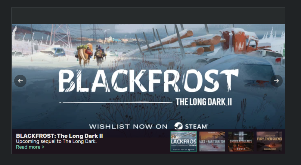 Announcing blackfrost the long dark 2 news and updates hinterland