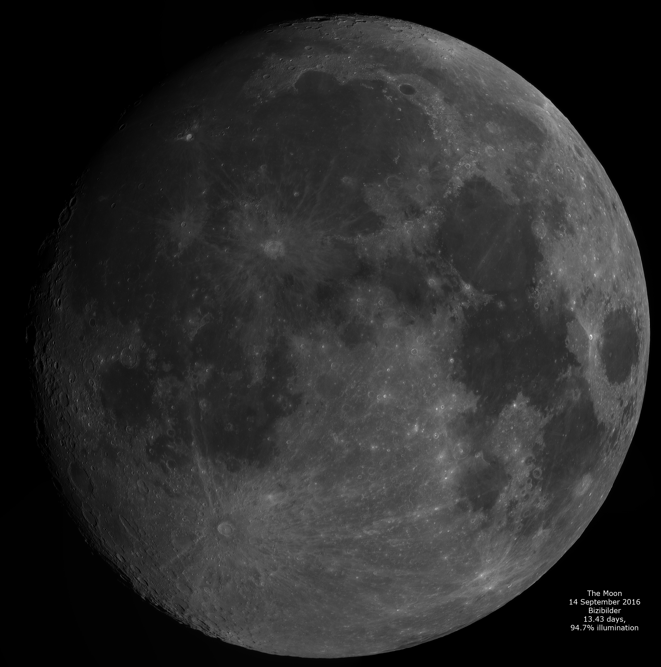 The Moon 14 September 2016 - a mosaic - Imaging - Lunar