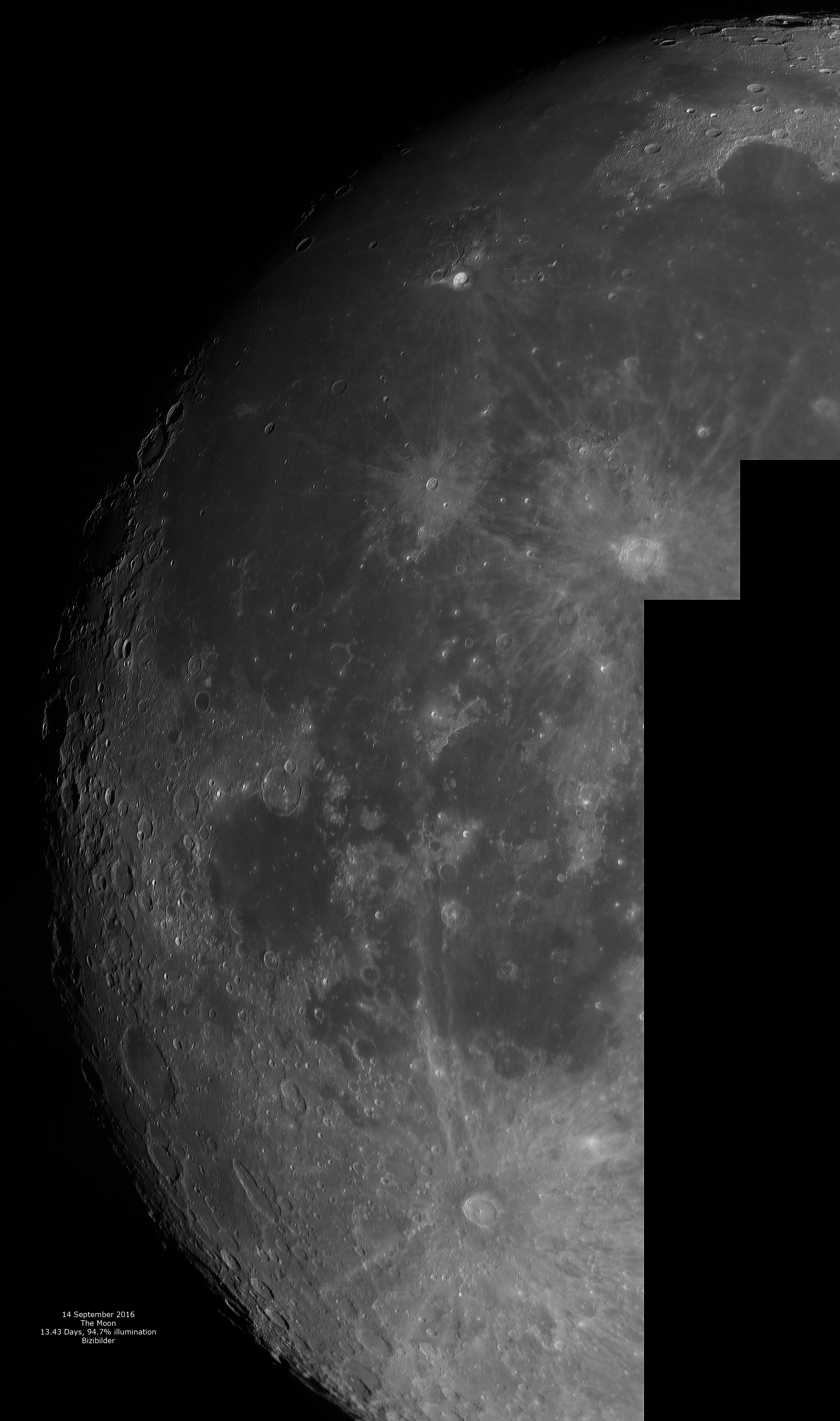 The Moon 14 September 2016 - a mosaic - Imaging - Lunar