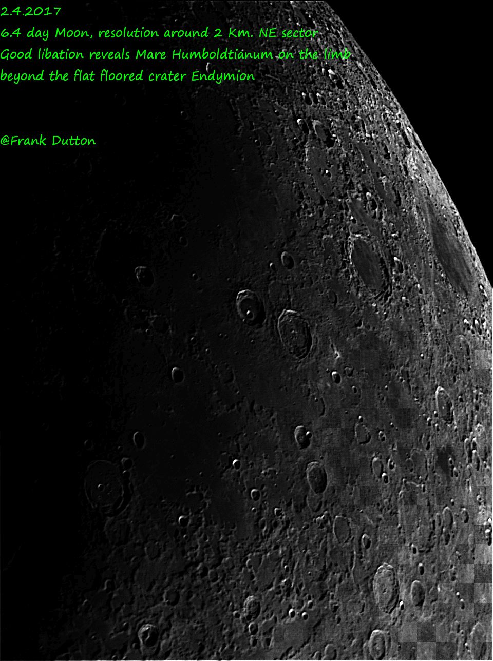 6.4 day old Moon on 2.4.17 - Imaging - Lunar - Stargazers Lounge