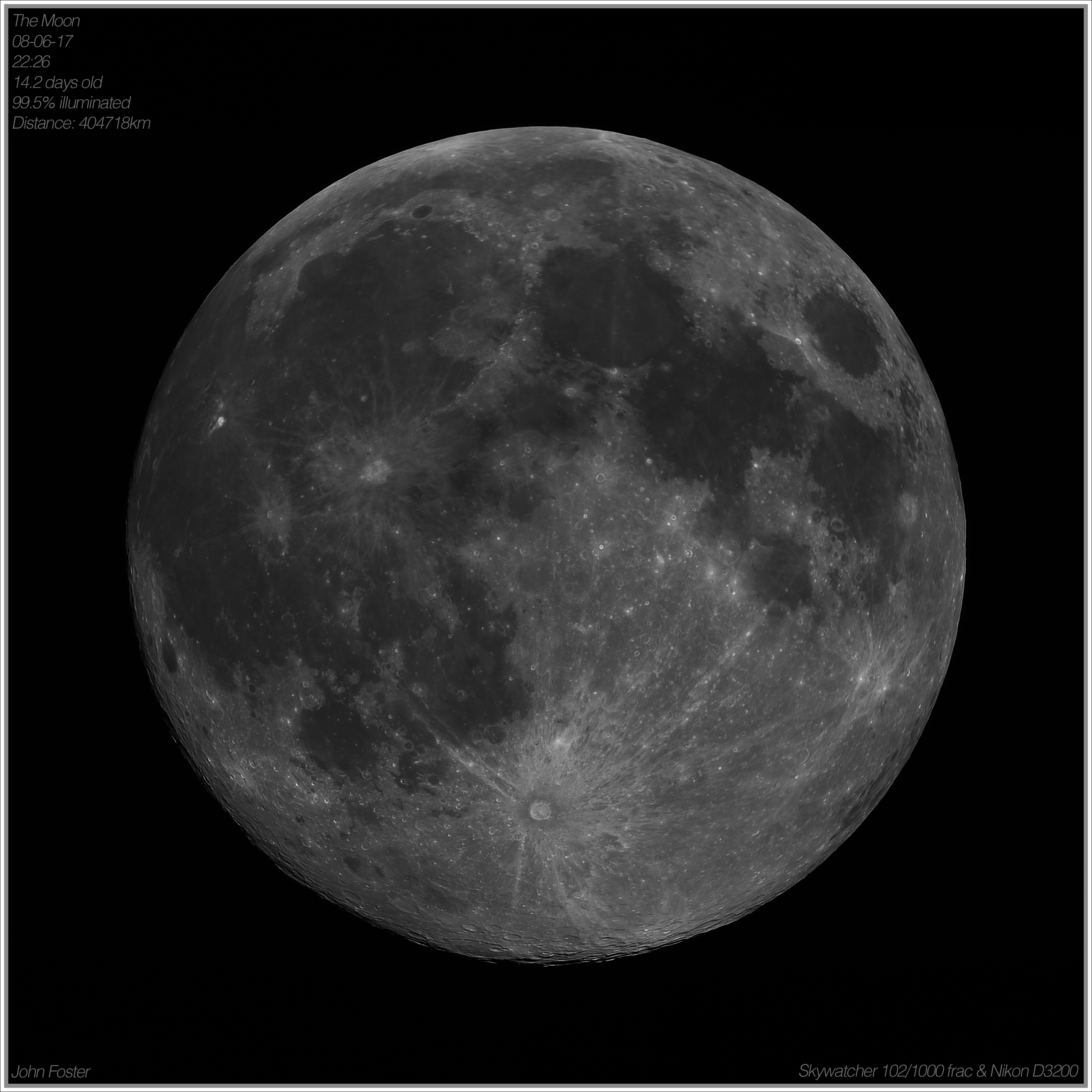 The Moon 08-06-17 - Imaging - Lunar - Stargazers Lounge