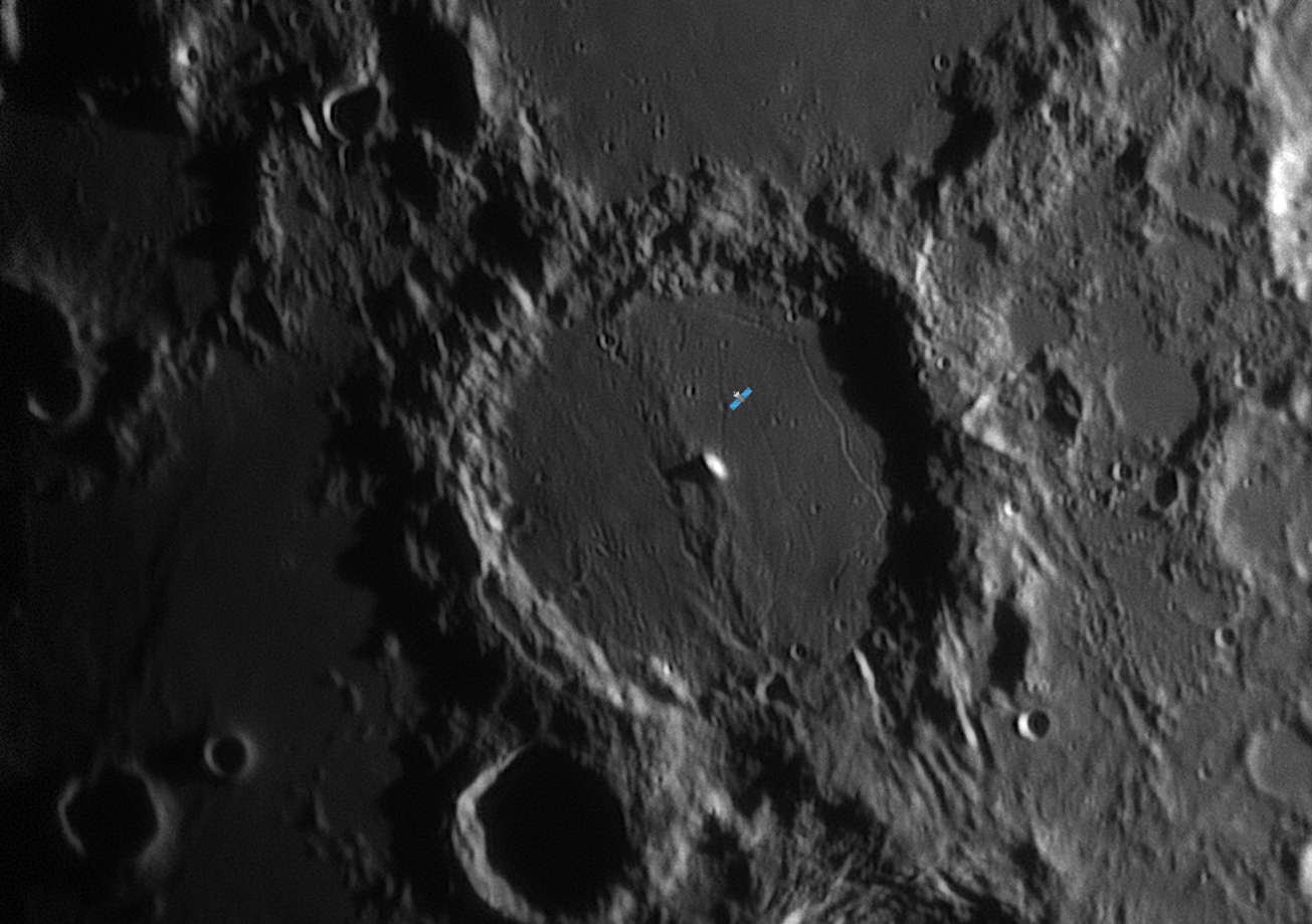moon。 Ranger 9 crash site. - Imaging Challenge #28 - Lunar Landings (Now