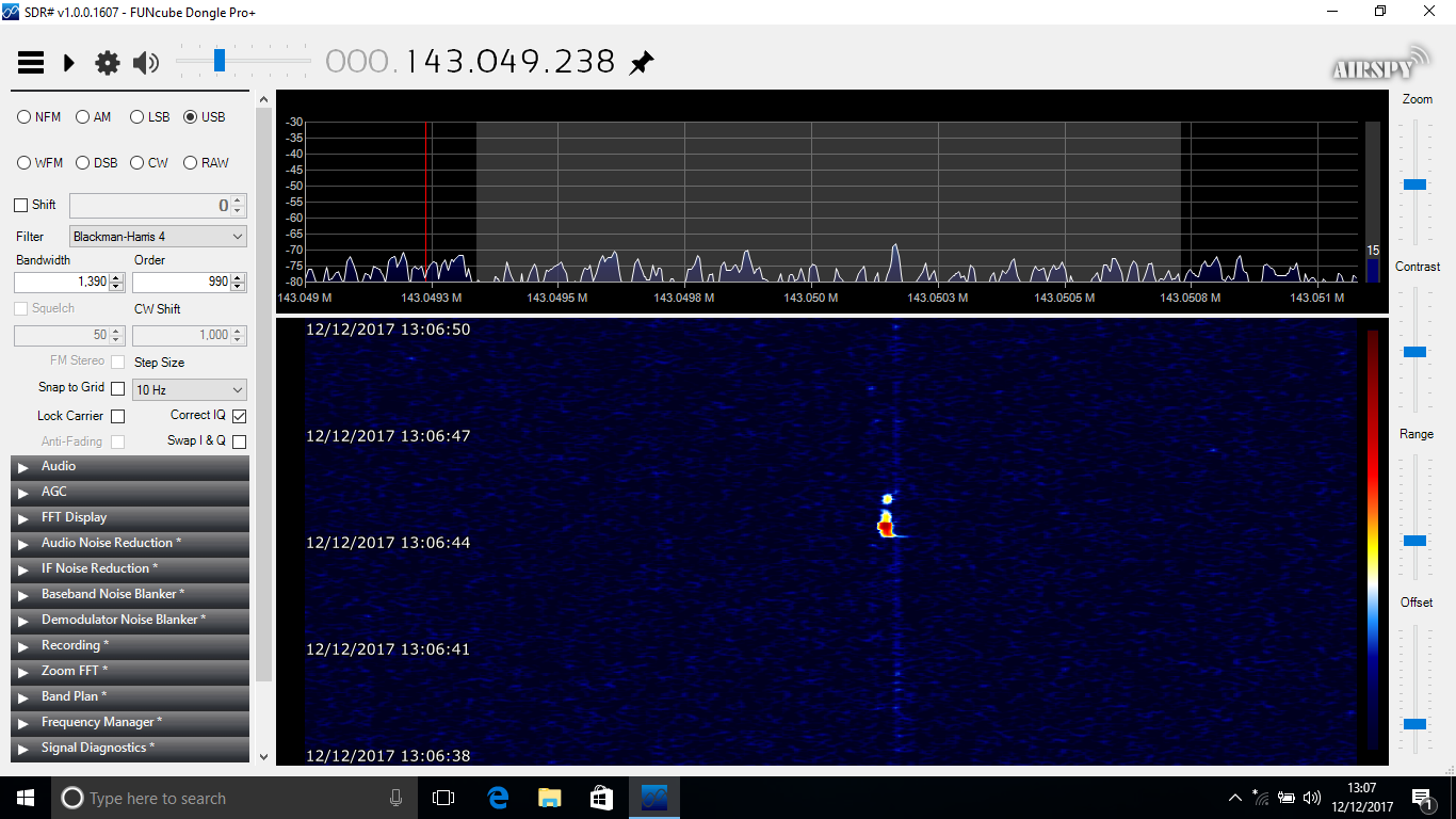 Meteor Detection via GRAVES - Trying to get it to work - Radio