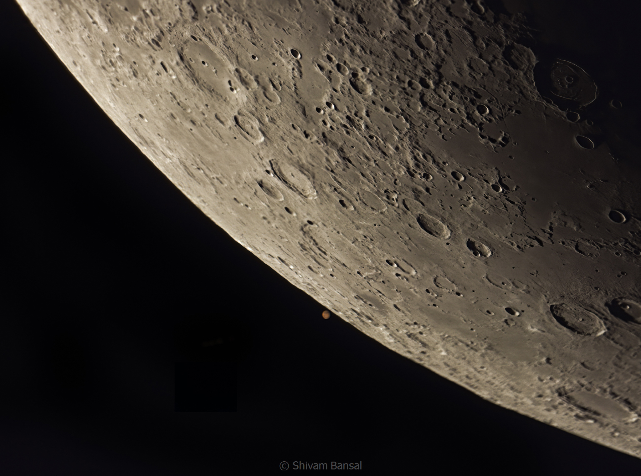 Lunar Occultation of Mars, 17th April 2021 - Imaging - Widefield