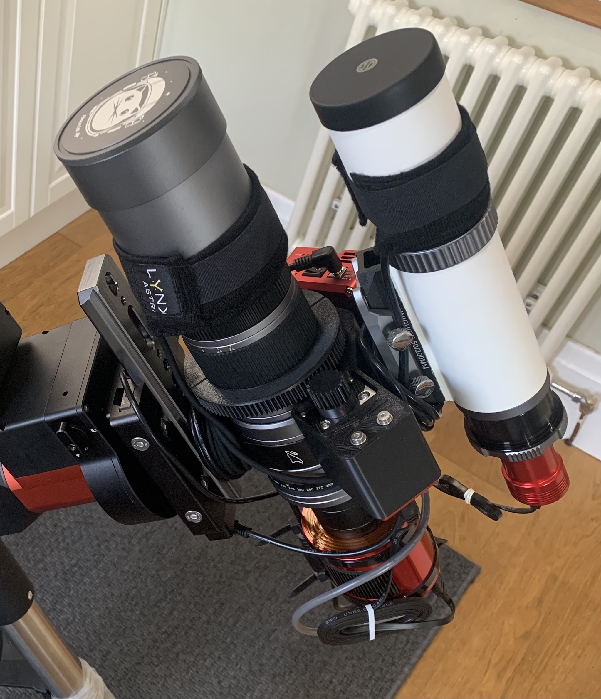 New 3D printed mount for ZWO EAF / William Optics RedCat 51