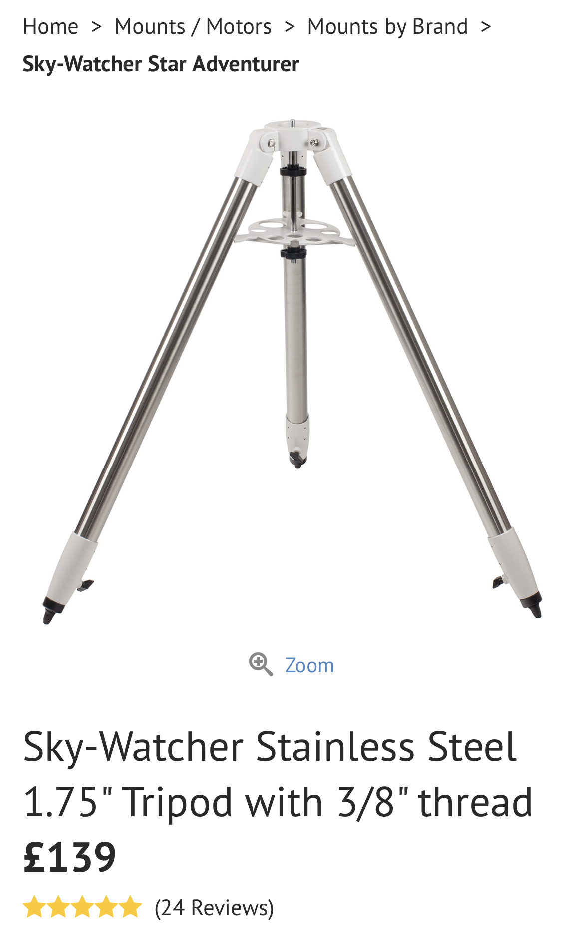 NEW Sky-Watcher AZ-GTiX Dual Saddle Alt-Az Astronomy Mount - Page