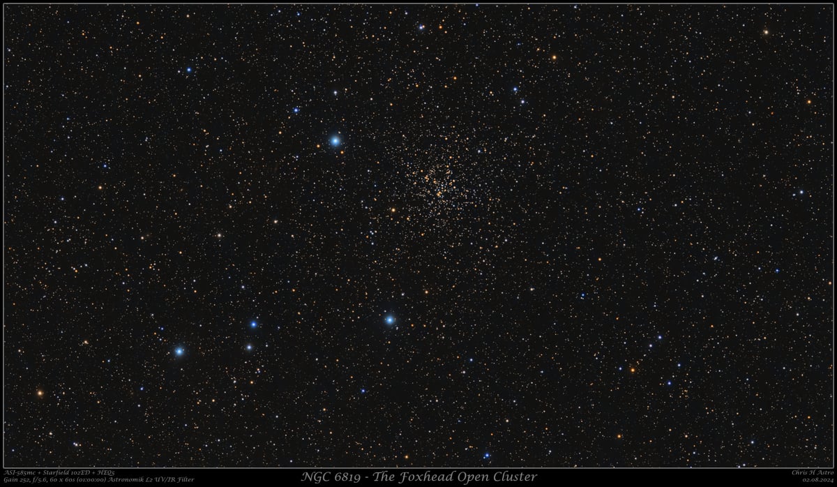 NGC 6819 The Foxhead Cluster - Imaging - Deep Sky - Stargazers Lounge