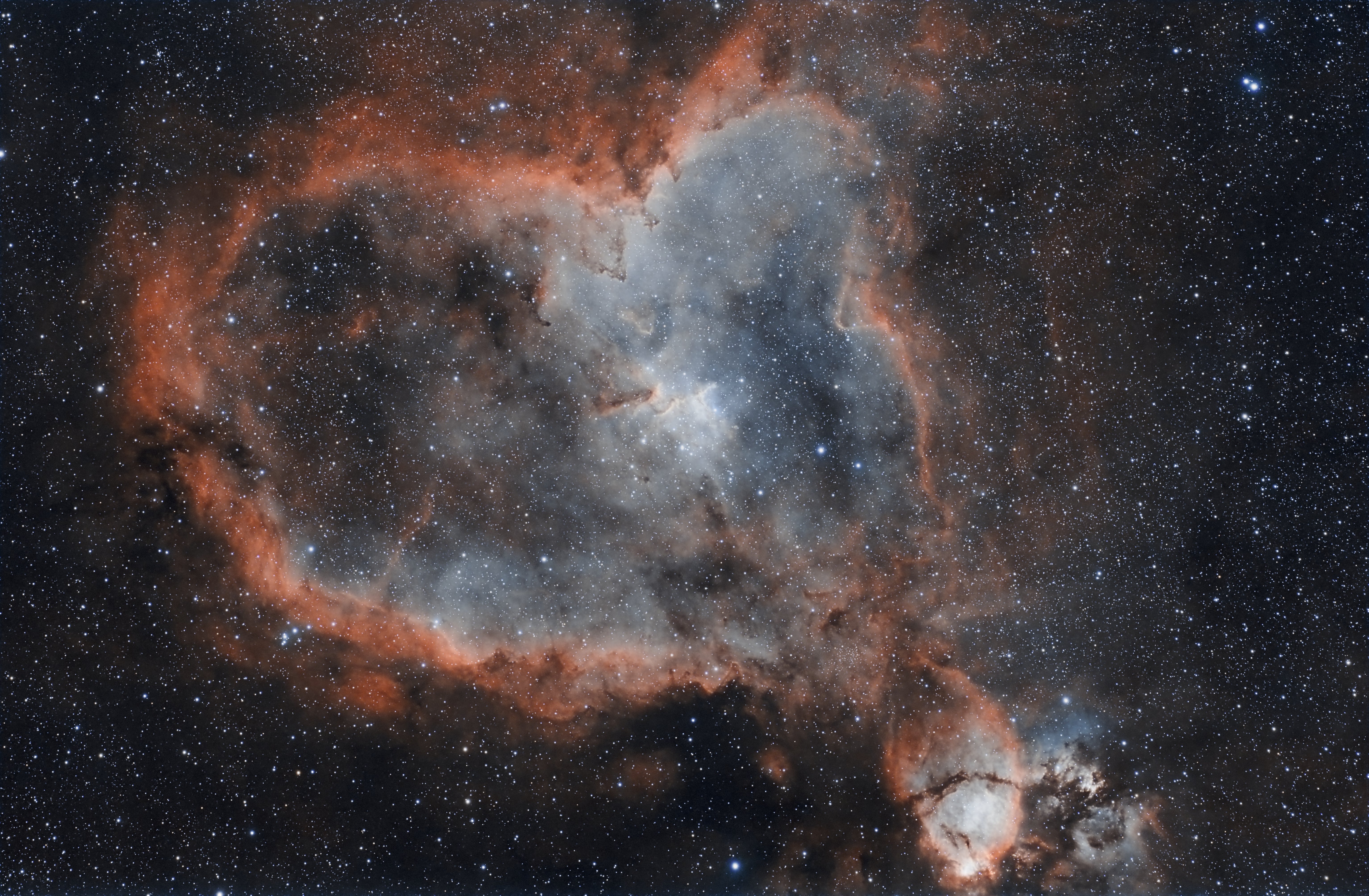 IC1805 Heart Nebula - OSC with dual narrowband - Imaging - Deep