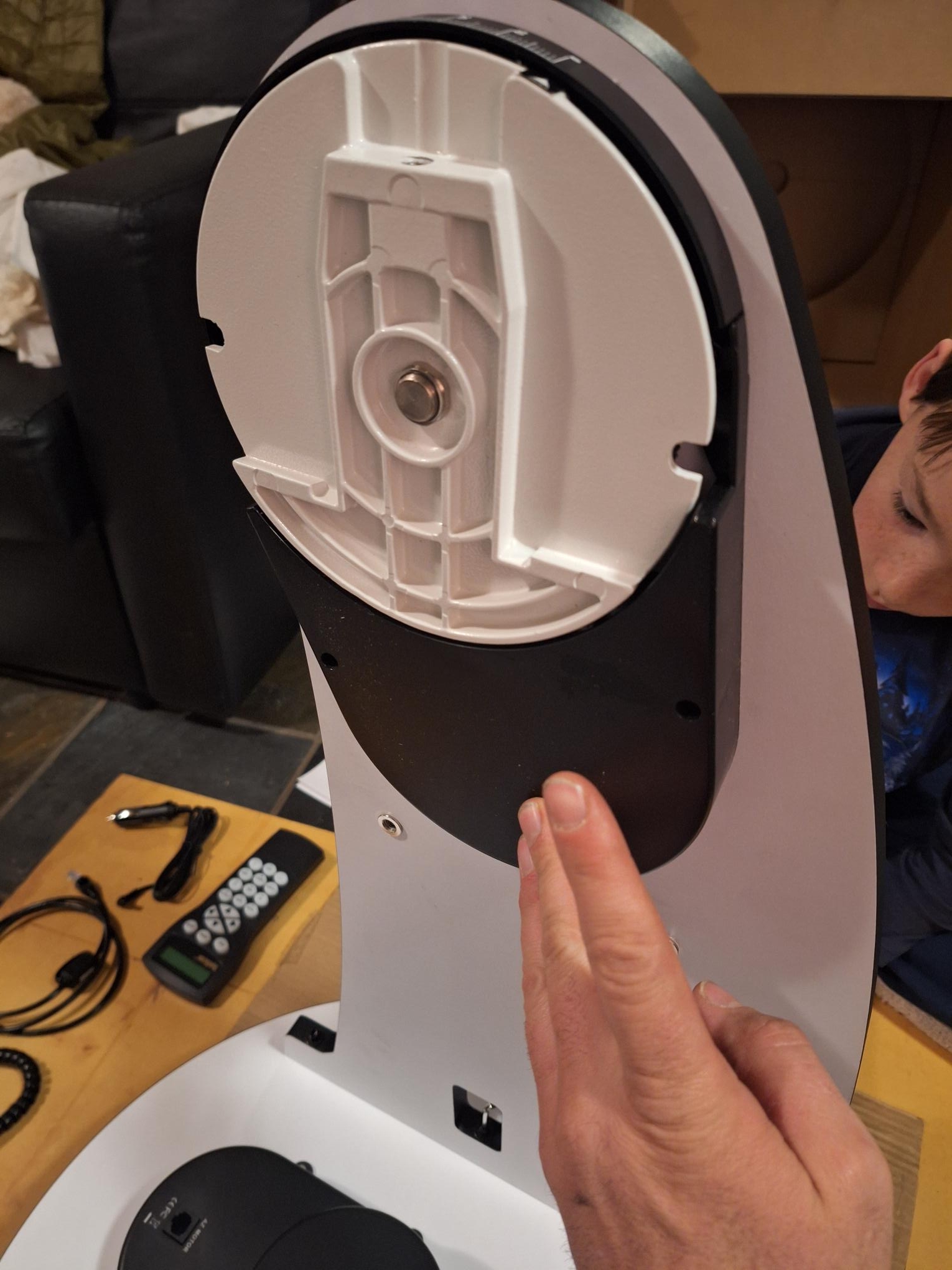 Orion xt8 on a SkyWatcher GoTo dob base. Existing part? Or need