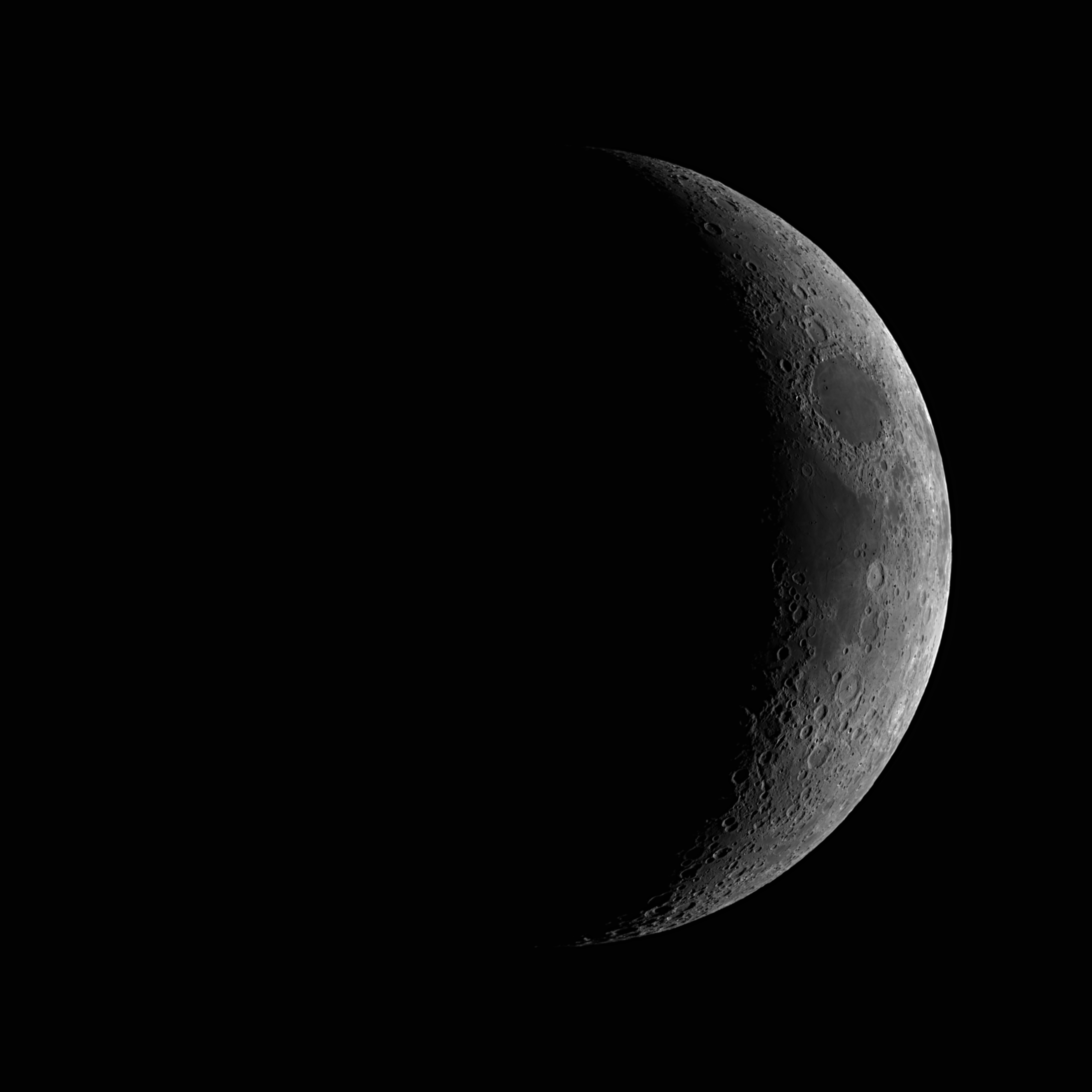 The Moon, 19% - 2025.05.01 - Imaging - Lunar - Stargazers Lounge