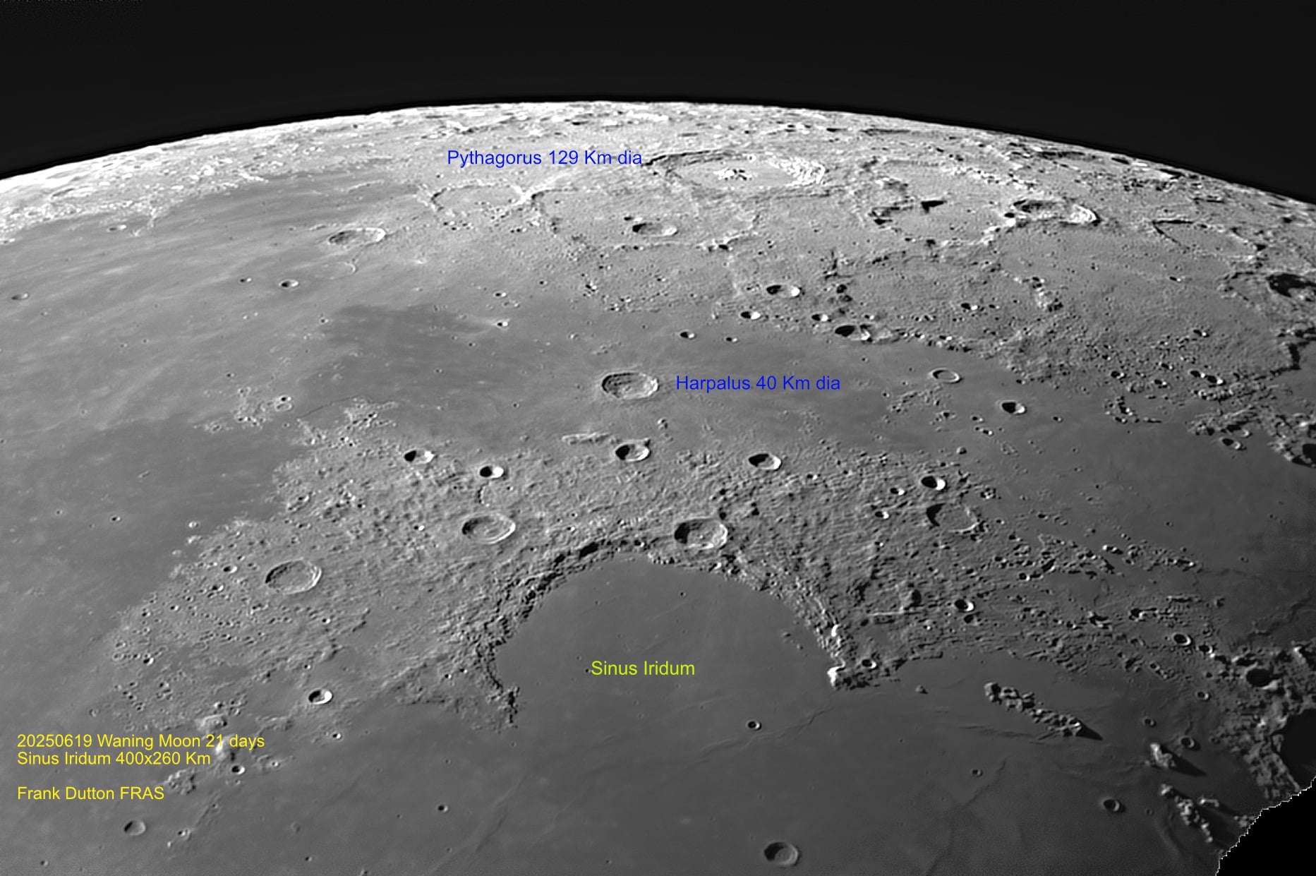 The Moon at 03:00 ish 19th June 2025 - Imaging - Lunar