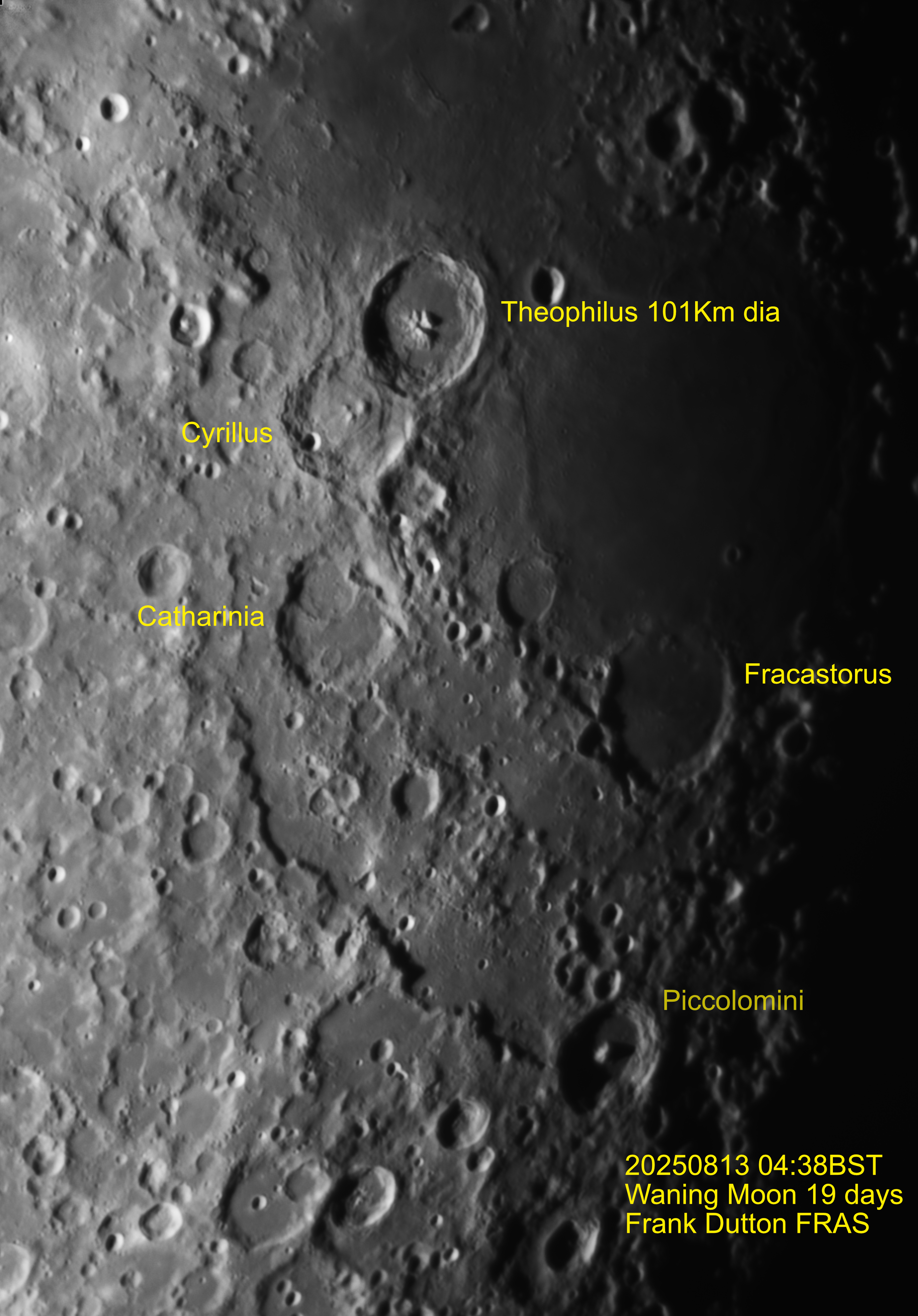 The Moon at 04:00 (ish) 13th August 2025 plus some bonus shots