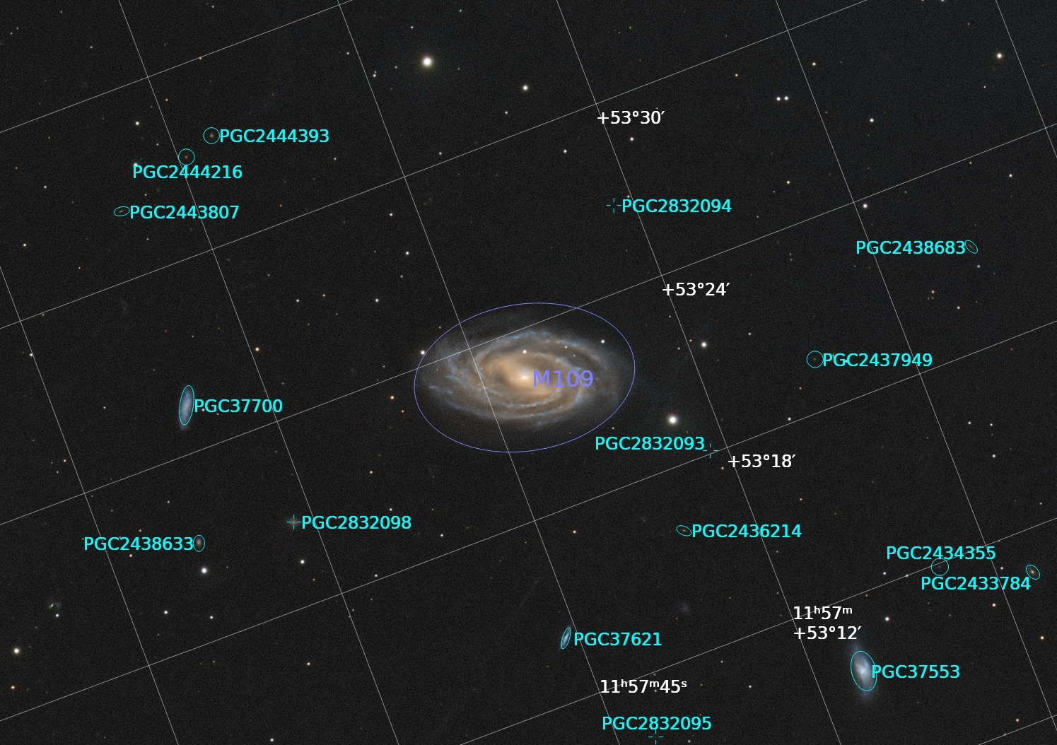 M109 The Vacuum Cleaner Galaxy - A galaxy far, far away! - Imaging
