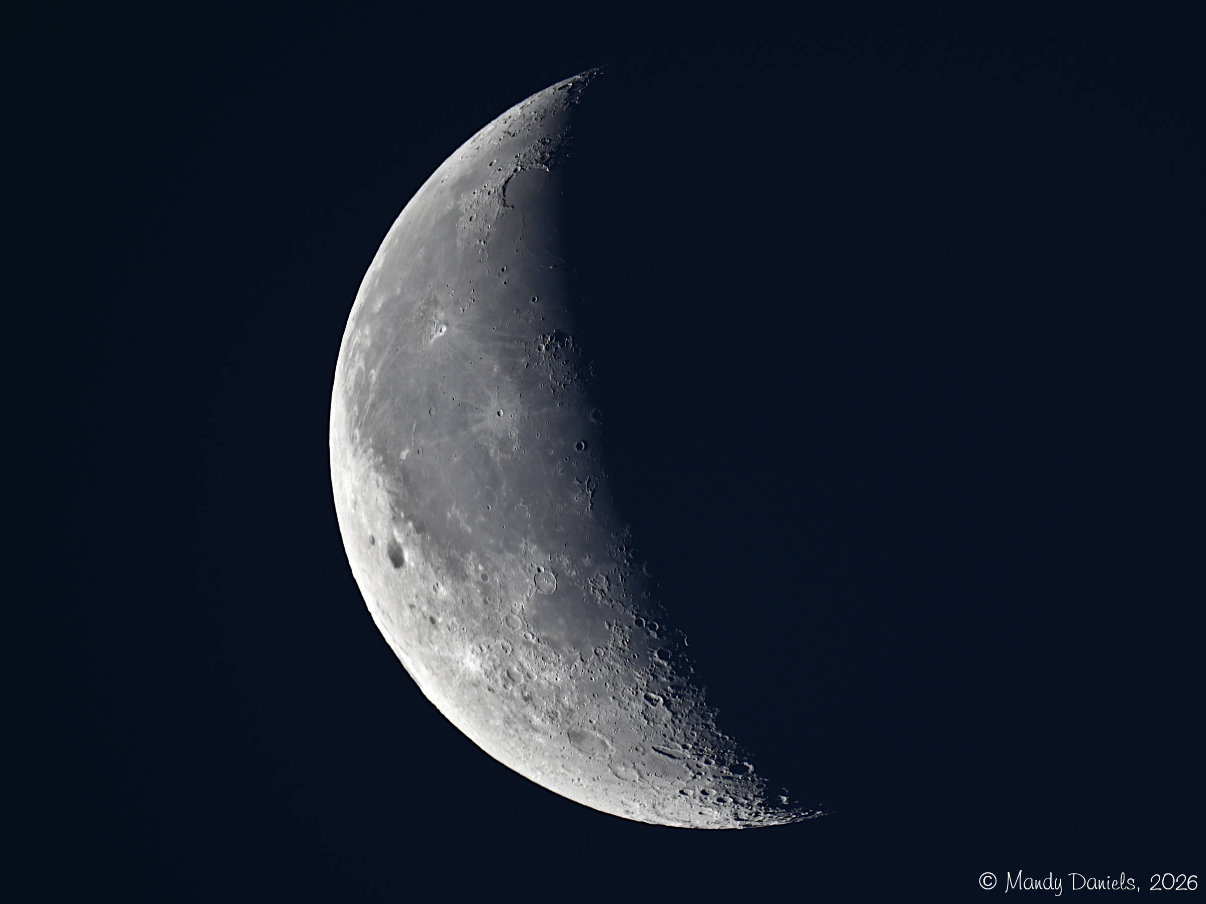 Waning Crescent Moon - 36% - Imaging - Lunar - Stargazers Lounge