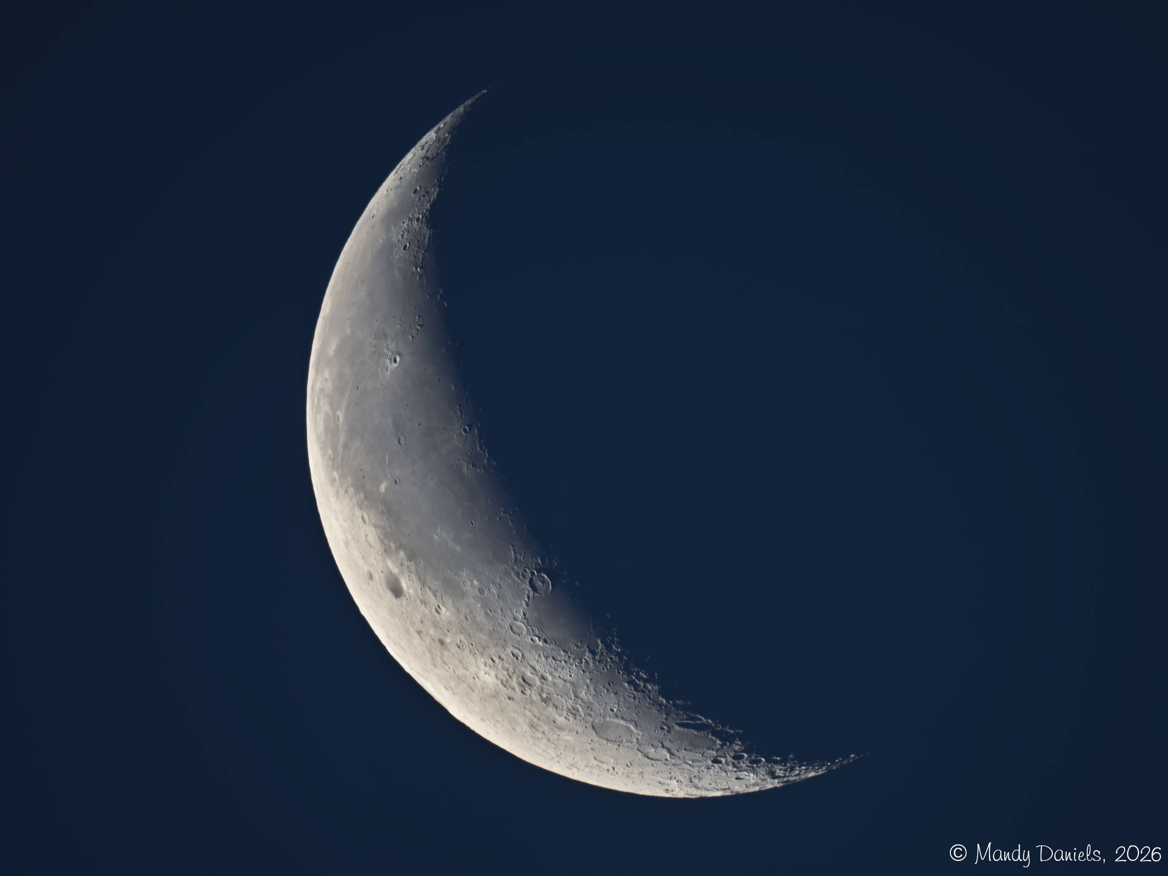 Waning Crescent Moon - 25% - Imaging - Lunar - Stargazers Lounge