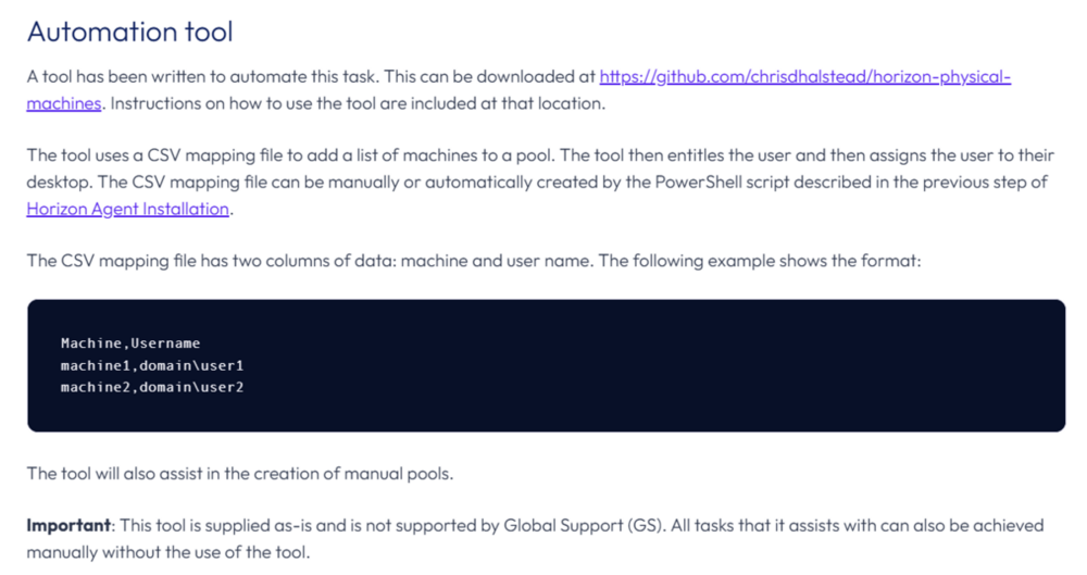 Script to export host to user maps - Horizon 8 - Omnissa Community