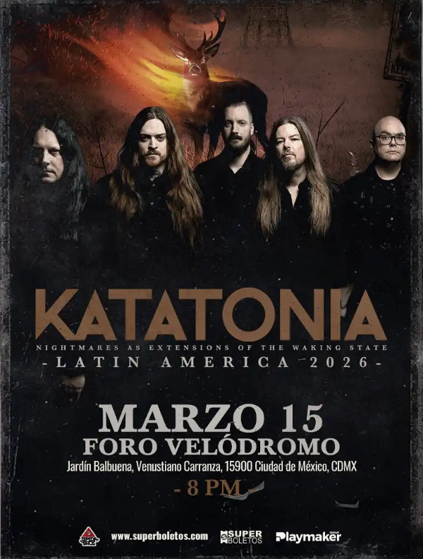 Katatonia: Nightmares as Extensions of the Waking State Latin America 2026 - México