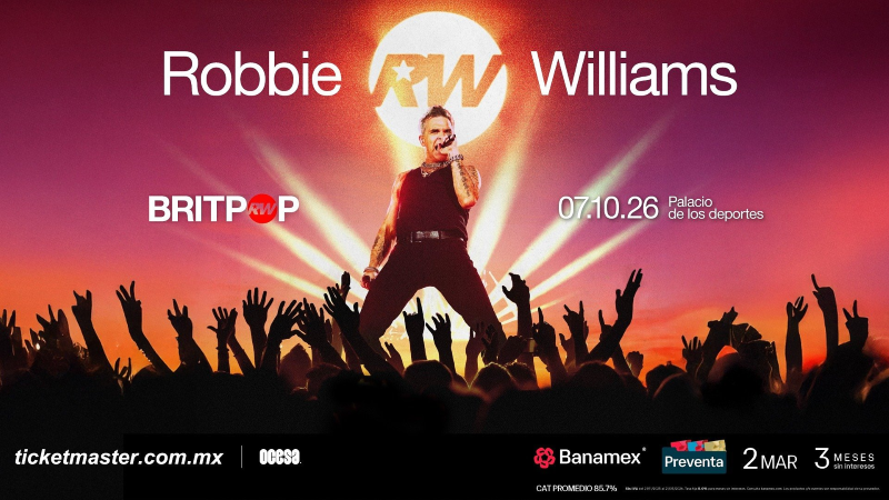[Preventa] Robbie Williams Britpop - Palacio de los Deportes CDMX